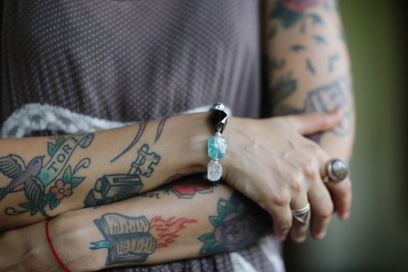 Handwoven Loom Bead Bracelet